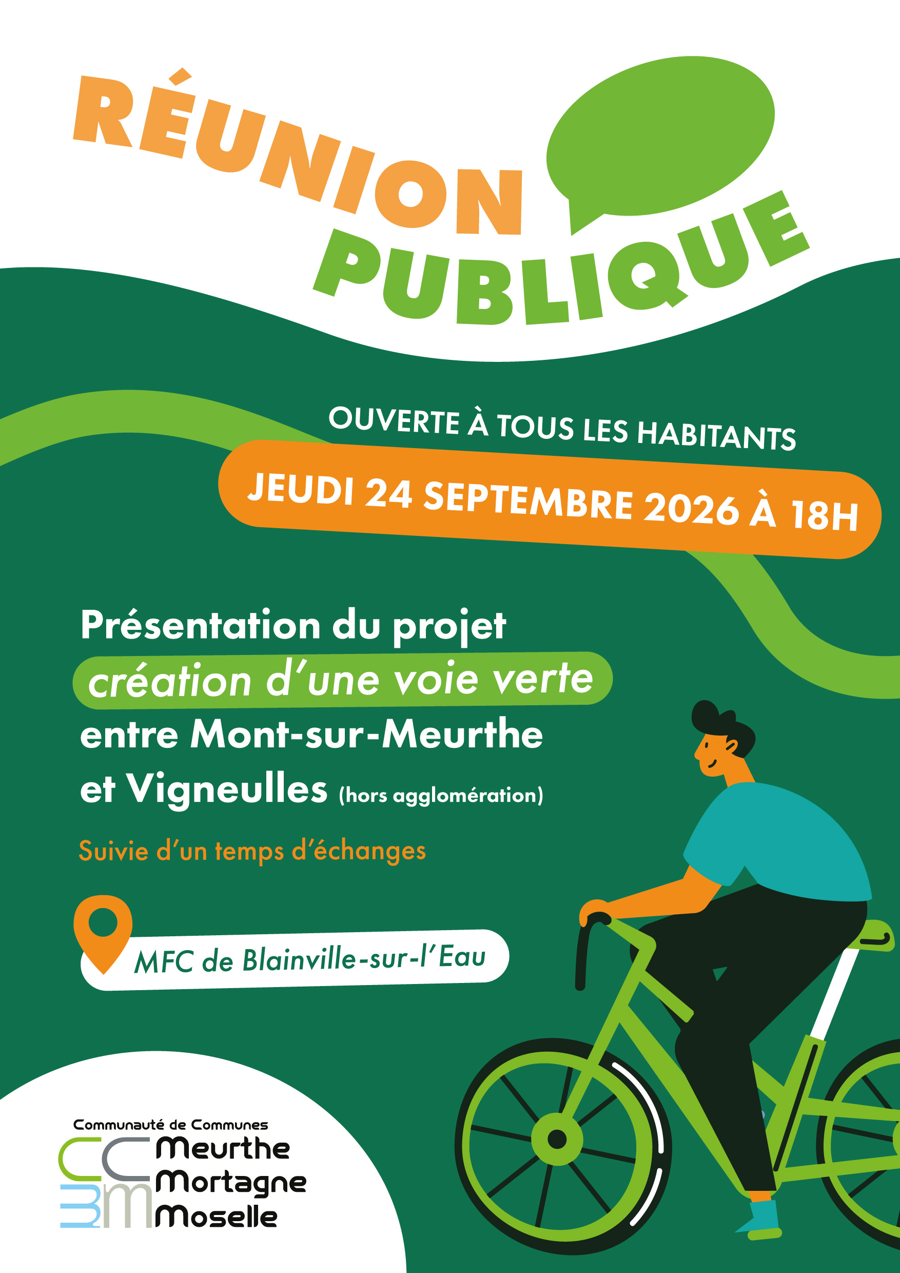Affiche réunion publique