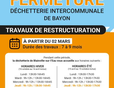 Fermeture Bayon